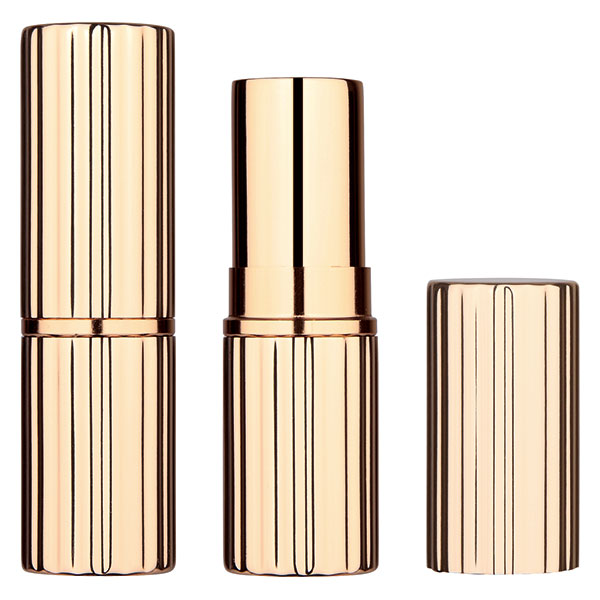 gold striped lipstick tube BL7240