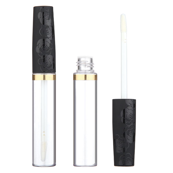 lipstick tube black and clear BLG006