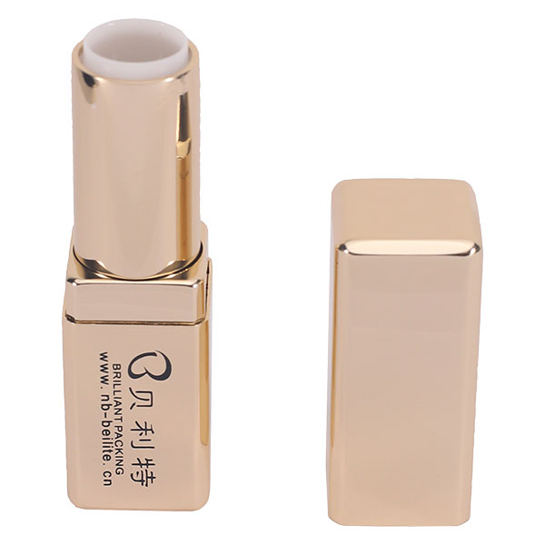 round gold lipstick tube BL7255